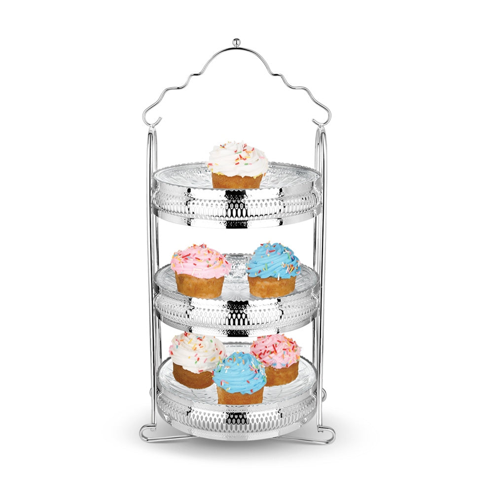 Silver Plated 3 Tier Cake Stand