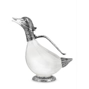 Silver Plated Duck Wine Decanter