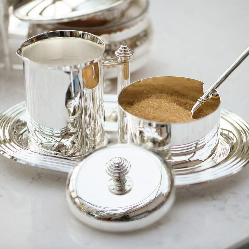 Silver Plated Sugar & Creamer Set