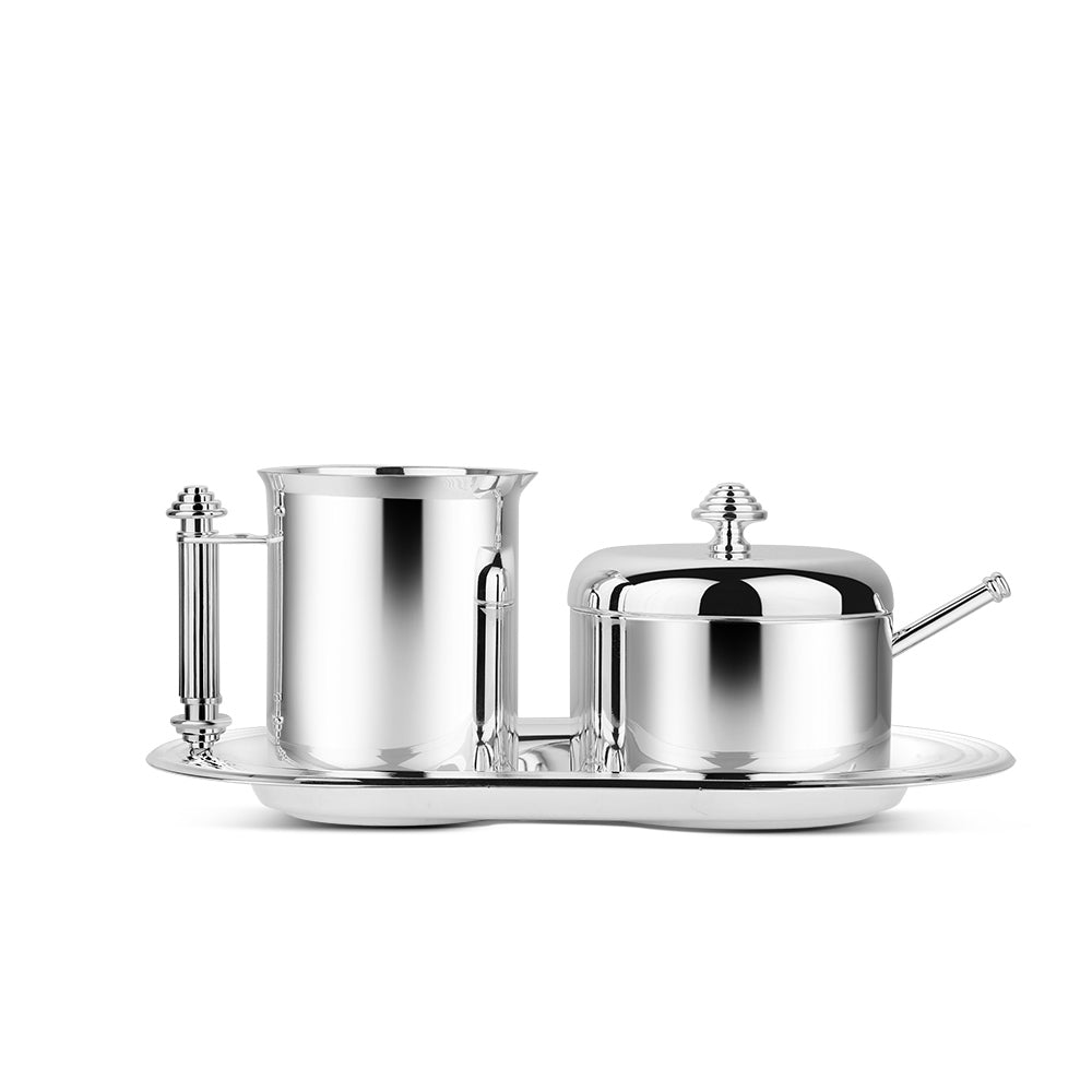 Silver Plated Sugar & Creamer Set