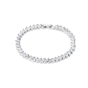 Vintage Style Bracelet with Clear Stones