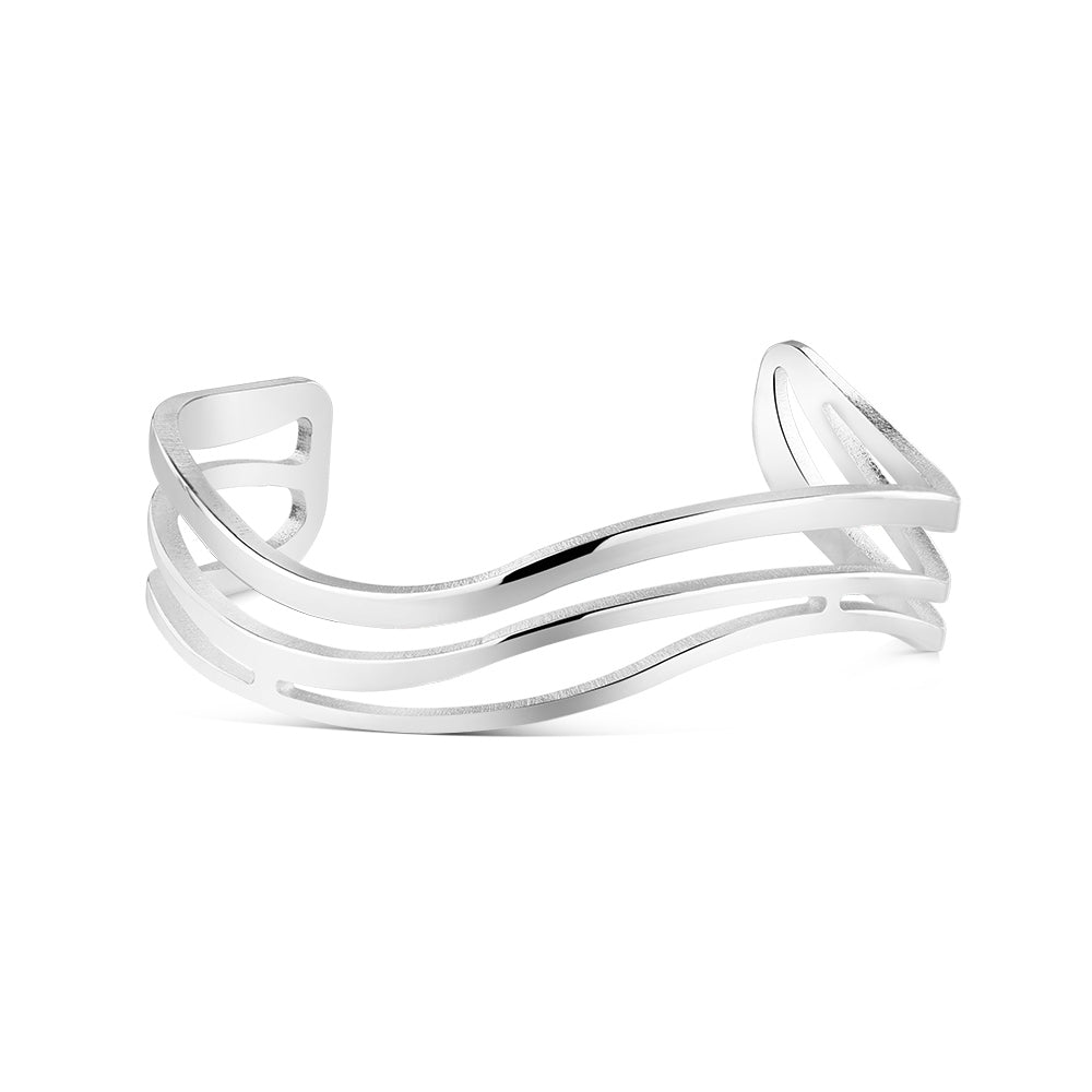 Orca Wave Bangle