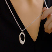 Dew Drop Pendant with Clear Stone