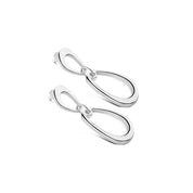 Silver Plated Droplet Earrings