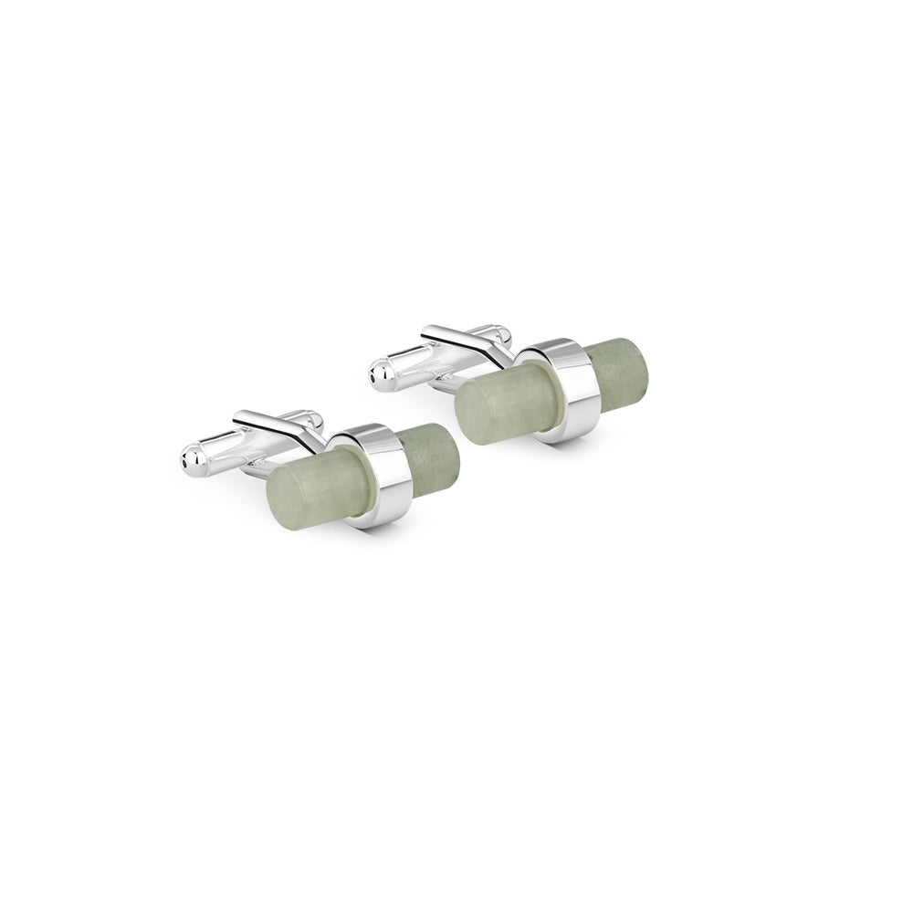 Cufflinks - Clear Stone