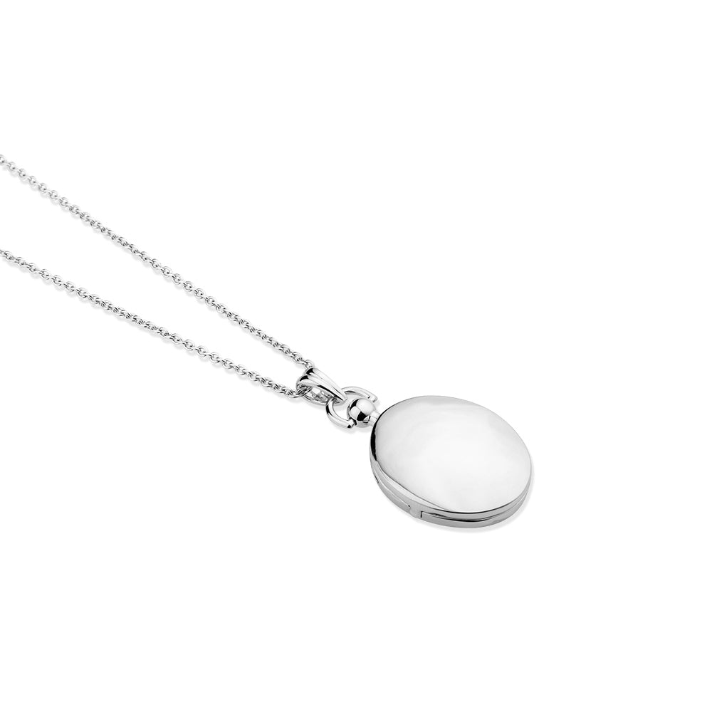 Locket Plain Plain Locket – Newbridge Silverware