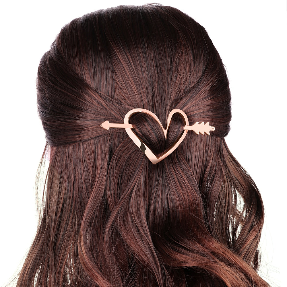 Heart scarf-hair accessory