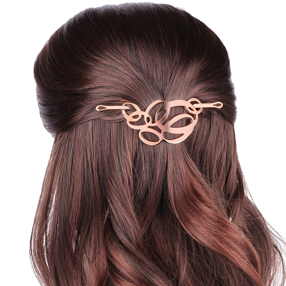 Swirl scarf-hair accessory