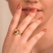 All Seeing Evil Eye Stacking Rings