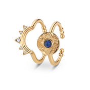 All Seeing Evil Eye Stacking Rings