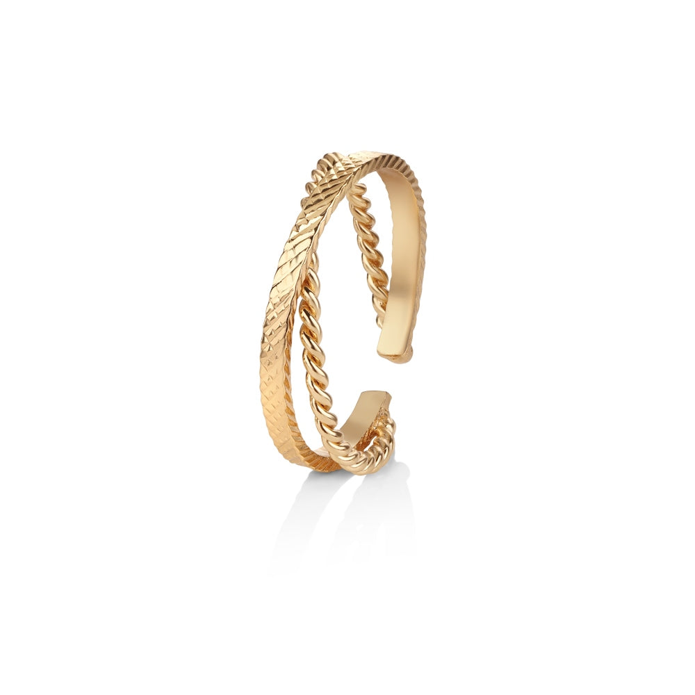 Rope Style Twist Ring