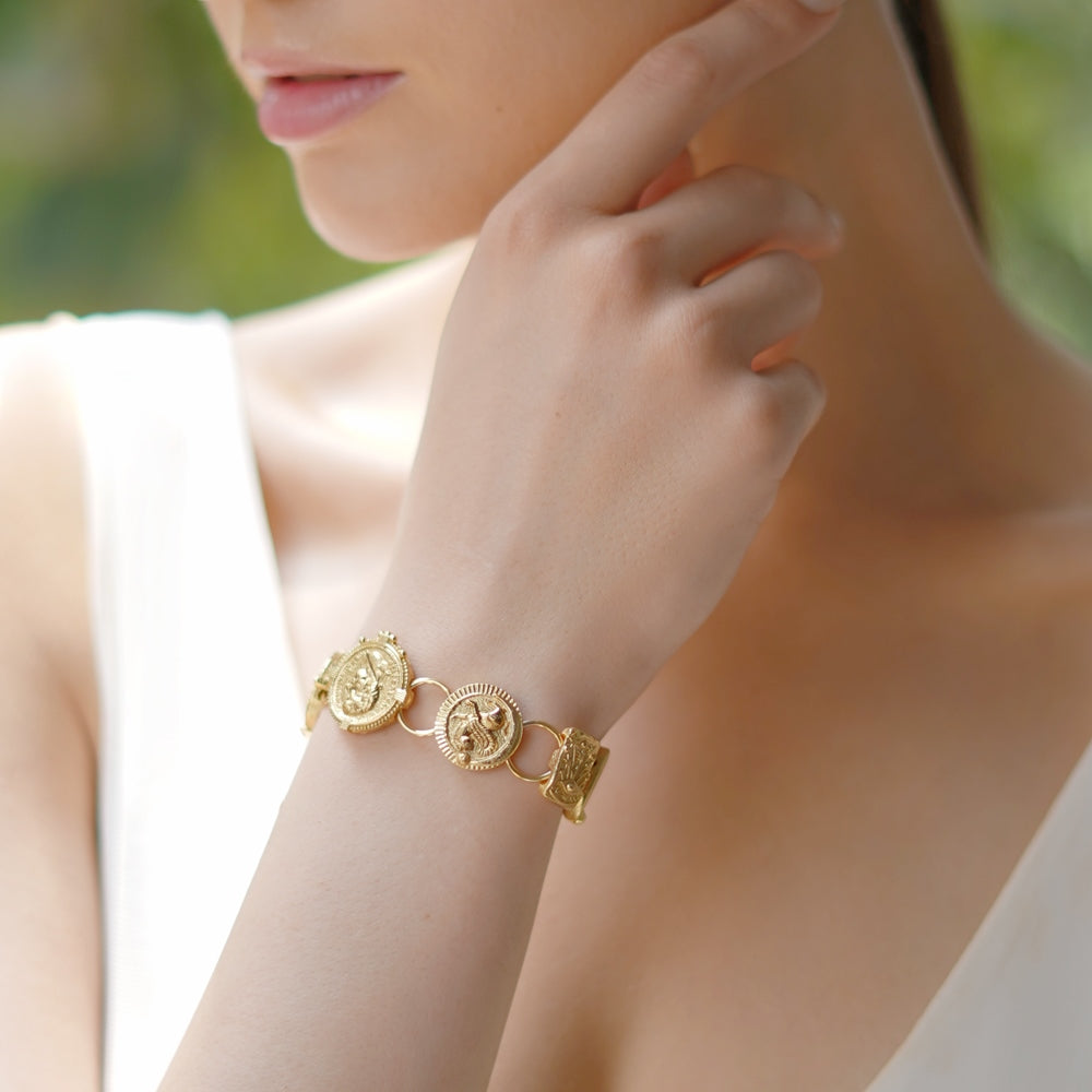 Mixed Coin Bracelet