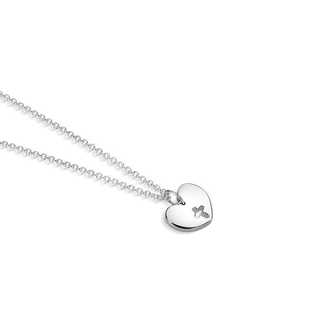 Heart Pendant with Cross