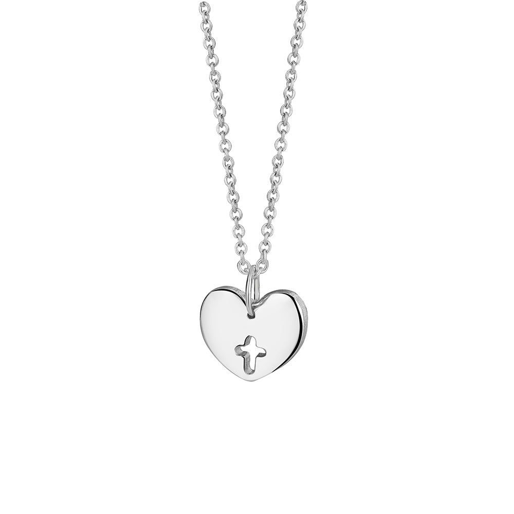 Heart Pendant with Cross