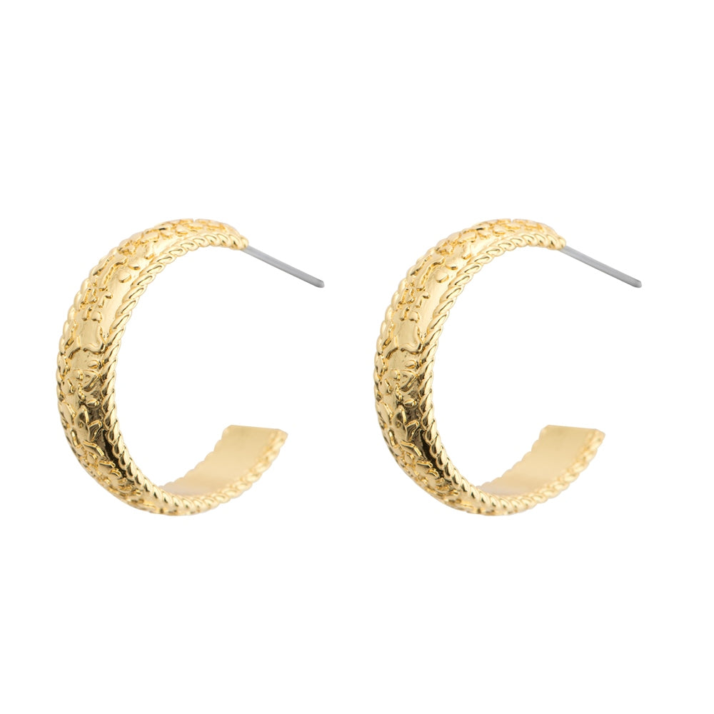 Gold Plated Hoop Earrings