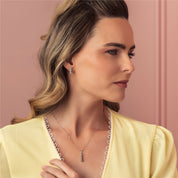 18ct White Gold 5-Stone Drop Diamond Pendant