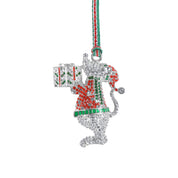 Christmas Mouse with Gift Tree Decoration
