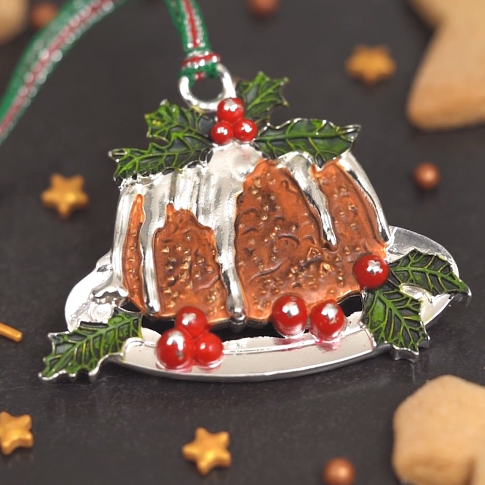 Christmas Pudding Tree Decoration