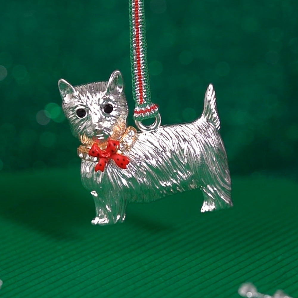 Westie Dog Christmas Tree Decoration