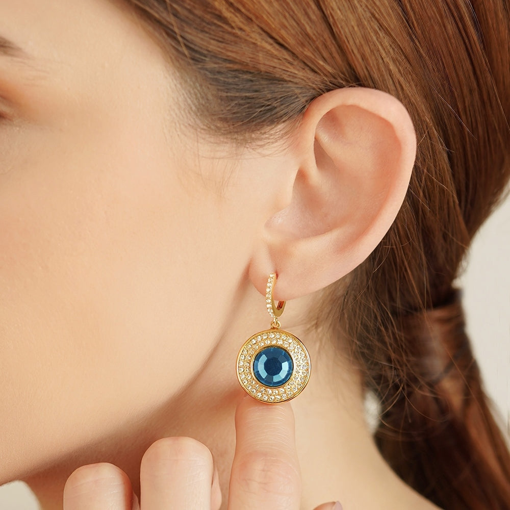 Earrings with Montana Stone