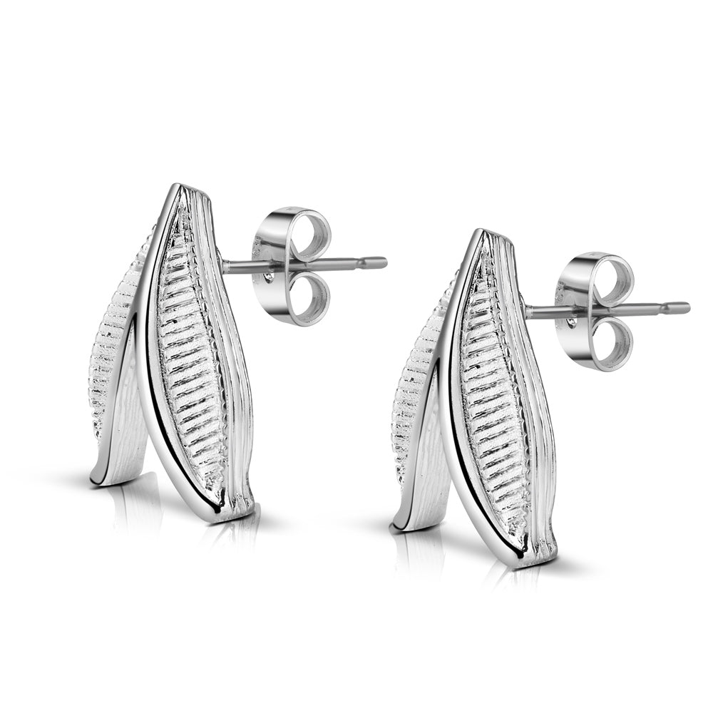 Leaf Stud Earrings