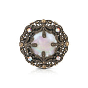 Ornate Mother of Pearl Brooch