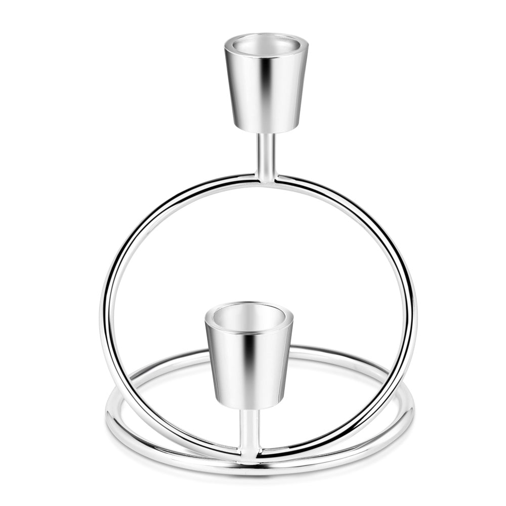 Silver Plated Set of 2 Candle Sticks