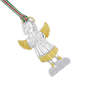 Gold & Silver Plated Christmas Angel Decoration
