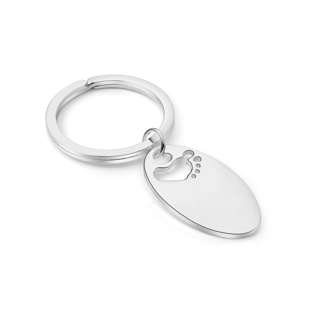 Gold Plated Flower Key Ring