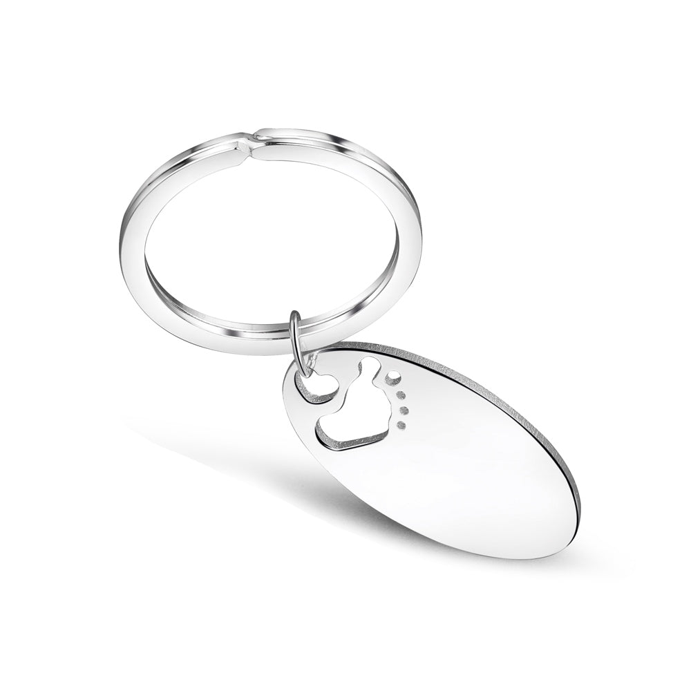 Gold Plated Flower Key Ring