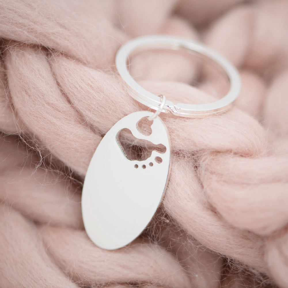 Gold Plated Flower Key Ring