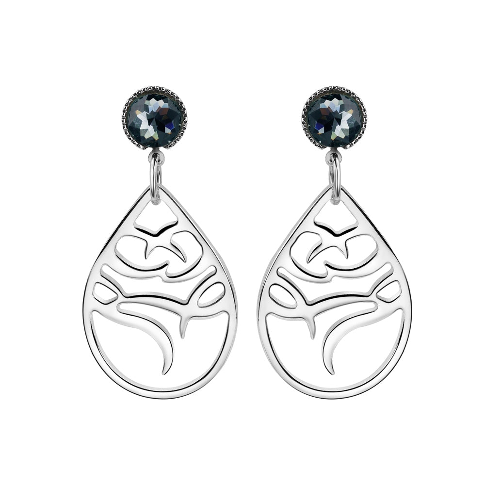 Newbridge Silverware Celtic Collection - Irish Heritage Gifts 5 Lir Teardrop Earrings