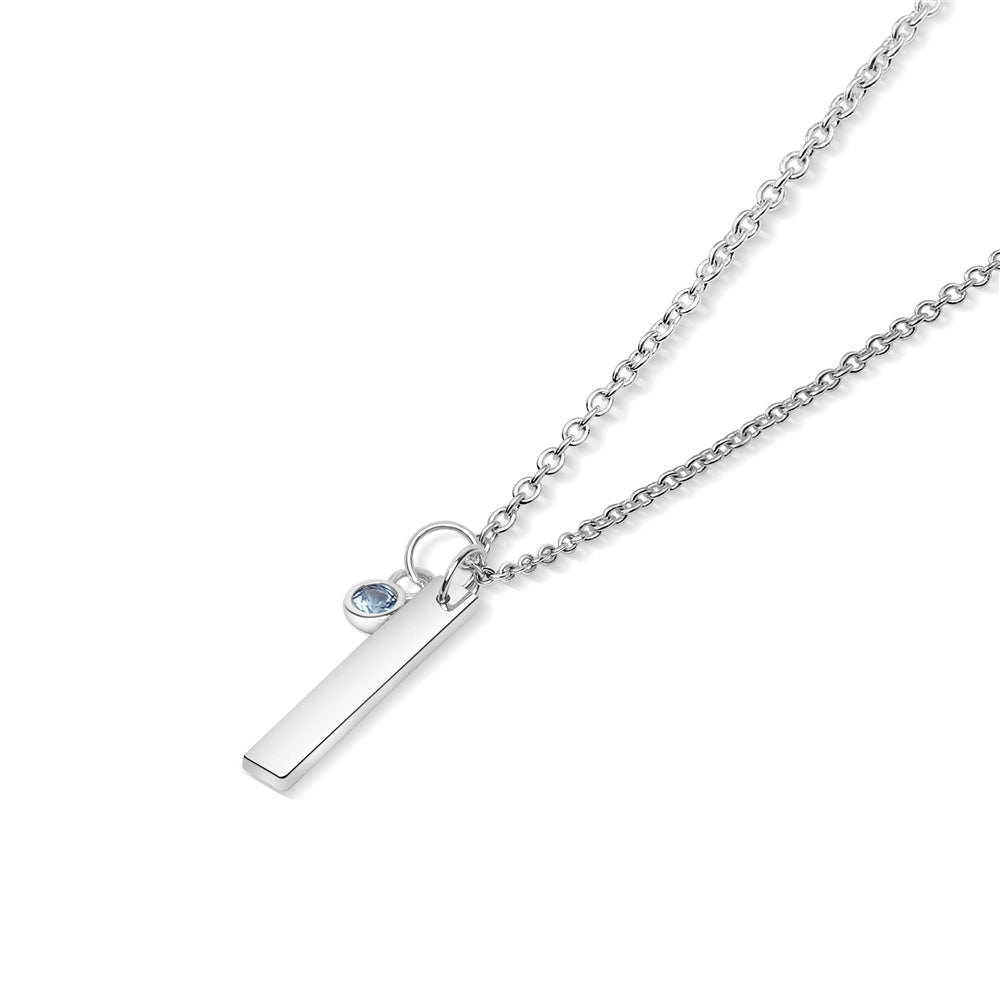 March Birthstone Pendant