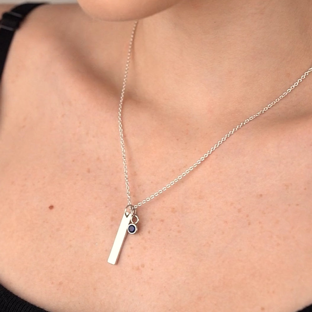 September Birthstone Pendant