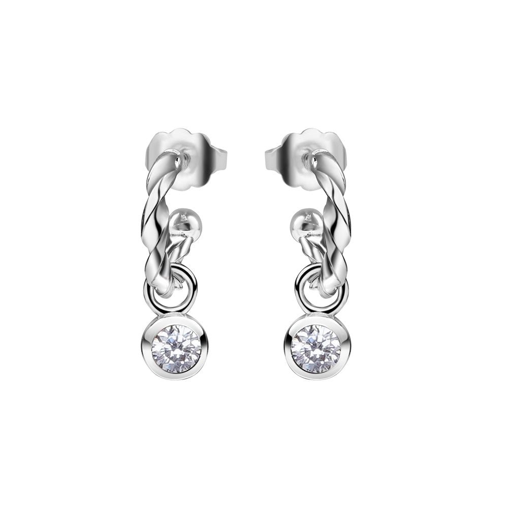 Birthstone Earrings April