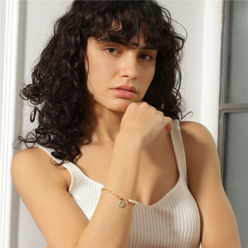 Sappho Seed Pearl Beaded Bracelet