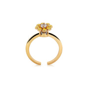 Yellow Flower Revolving Ring