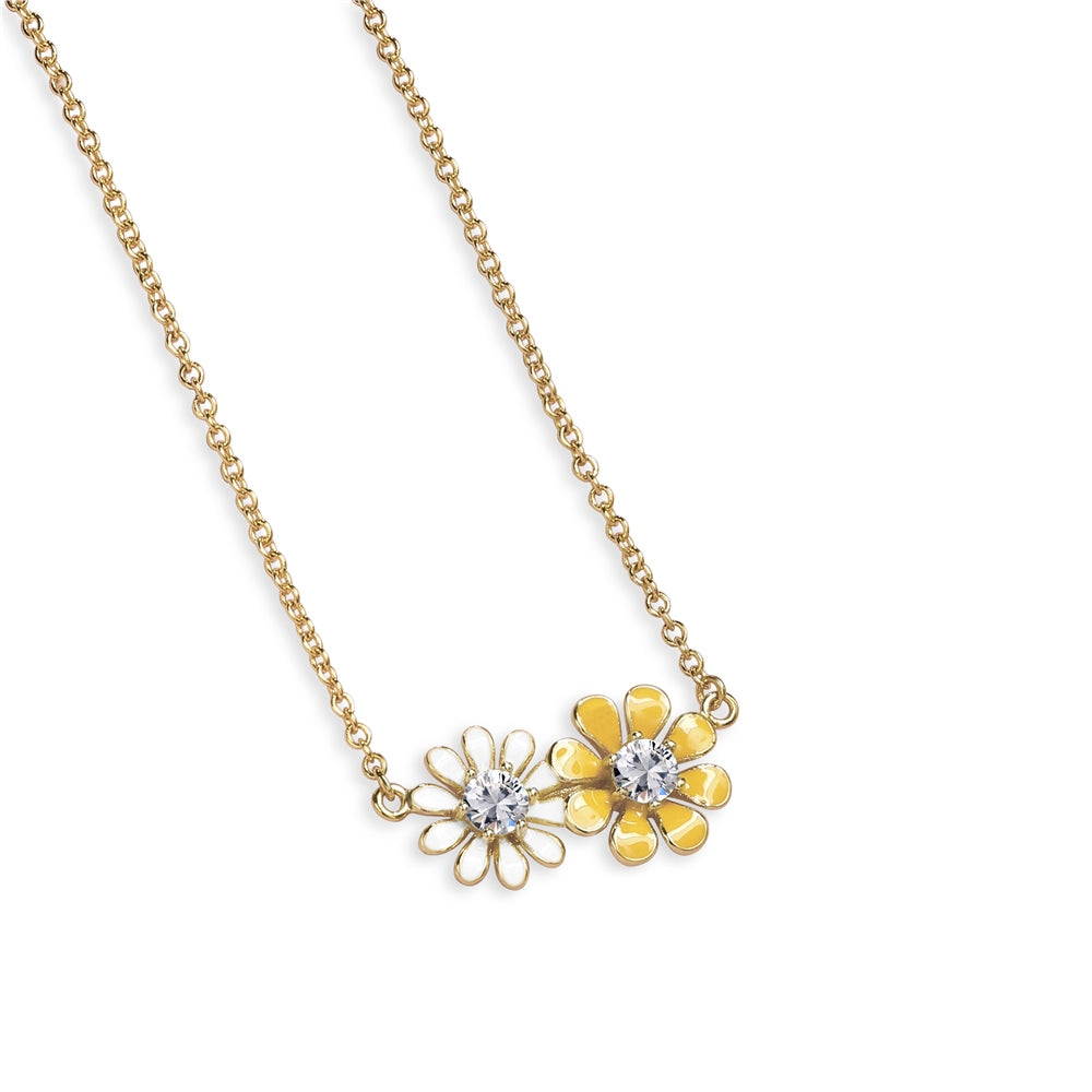 Yellow and White Floral Pendant – Newbridge Silverware
