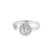 Revolving Ring with Clear Stones