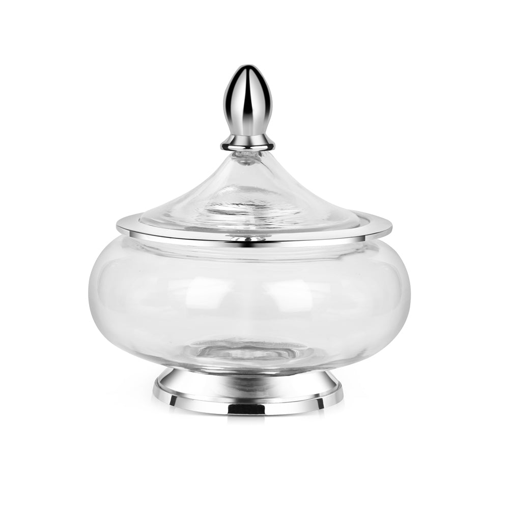 Glass & Metal Storage Jar
