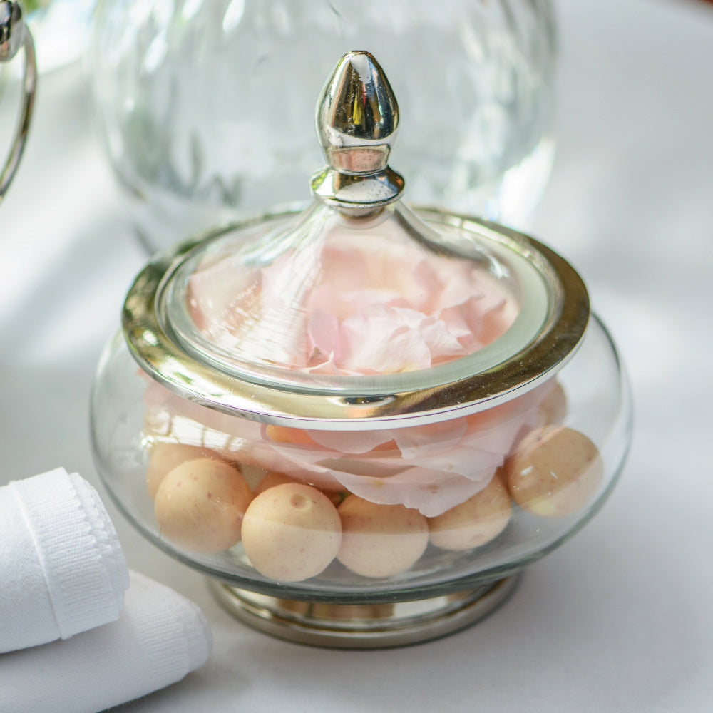 Glass & Metal Storage Jar