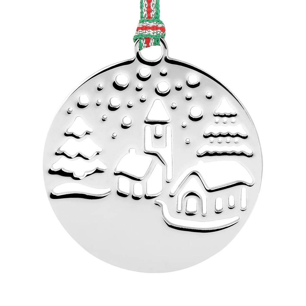 Snow Scene Christmas Tree Decoration