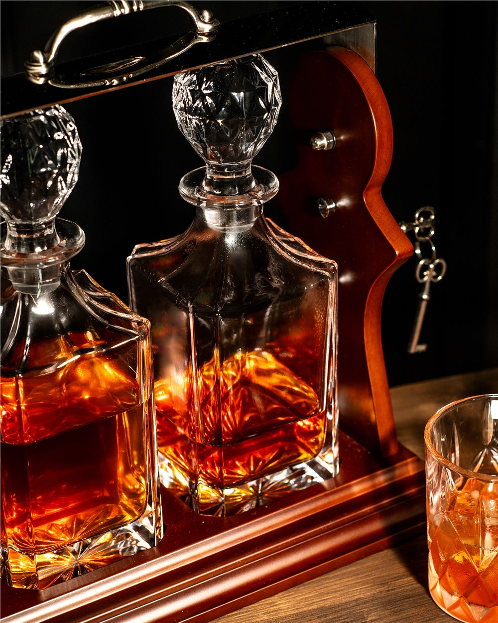 Tantalus Set of 2 Whiskey Decanters