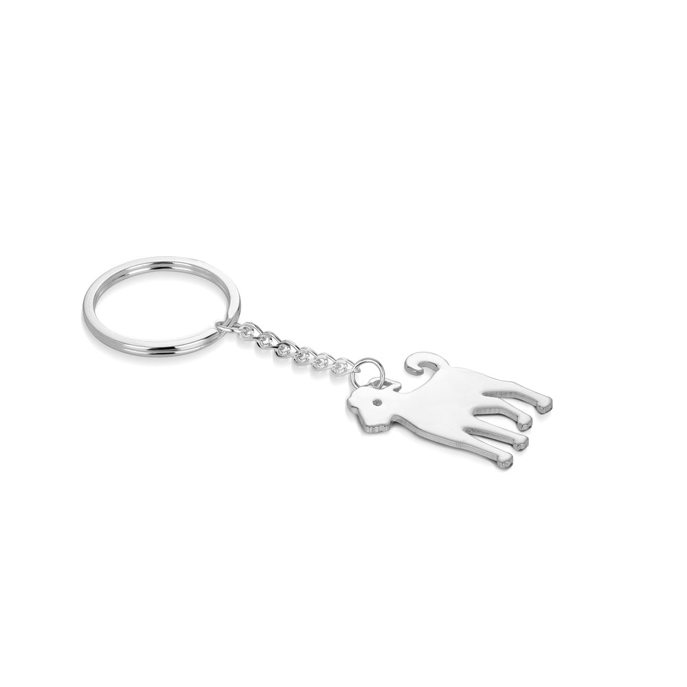 Gold Plated Flower Key Ring