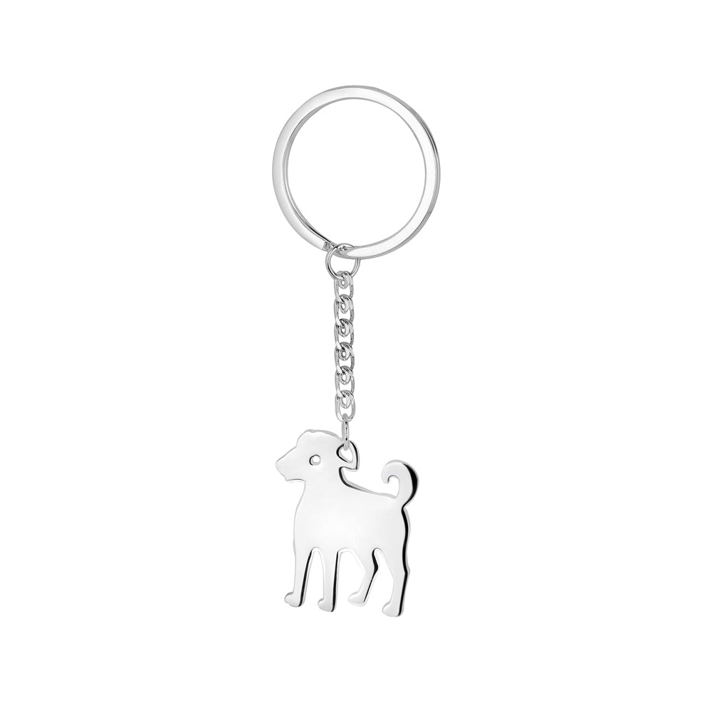 Gold Plated Flower Key Ring
