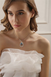 Droplet Pendant Blue Stone