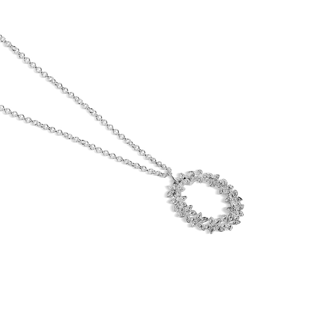 Floral Oval Ornate Pendant