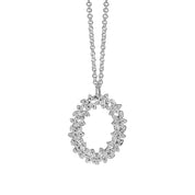 Floral Oval Ornate Pendant