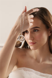 Molten Knot Pendant with Baroque Pearl