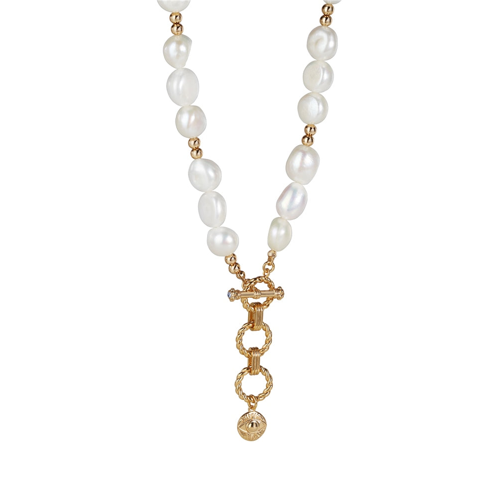 Sappho Large Baroque Pearl Necklace